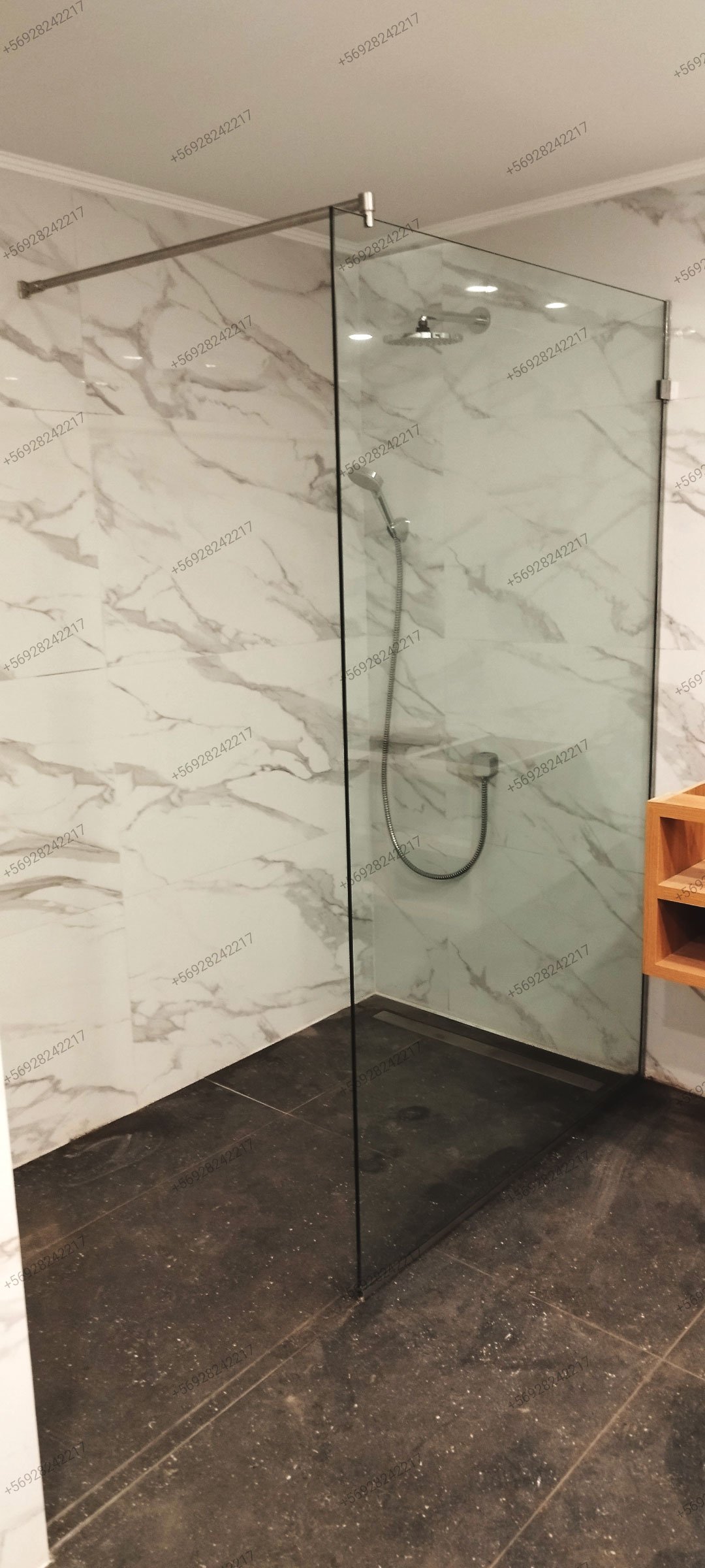 Shower door de vidrio templado fabricado a medida